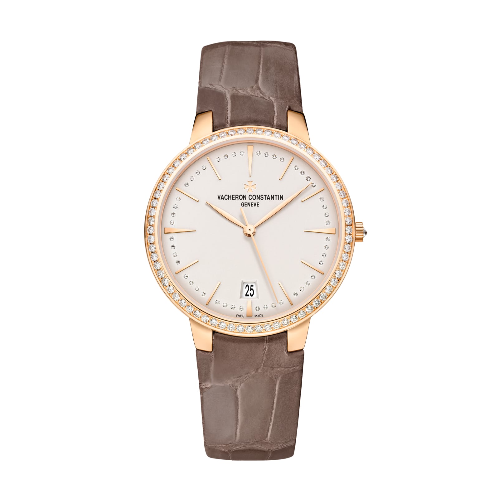 Replica Watches Fake Vacheron Constantin Patrimony self-winding 36.5 MM PINK GOLD(1:1 replica)