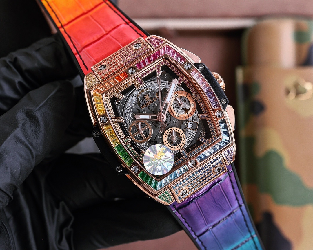 HUBLOT Spirit of Big Bang King Gold Rainbow 32mm(1:1 replica)