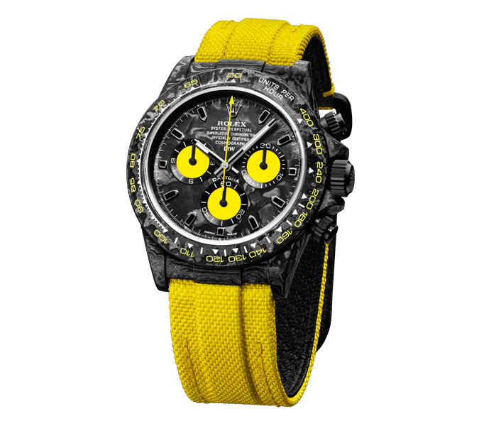 ROLEX Diw Daytona carbon lemon edition 40mm oyster black(1:1 replica)