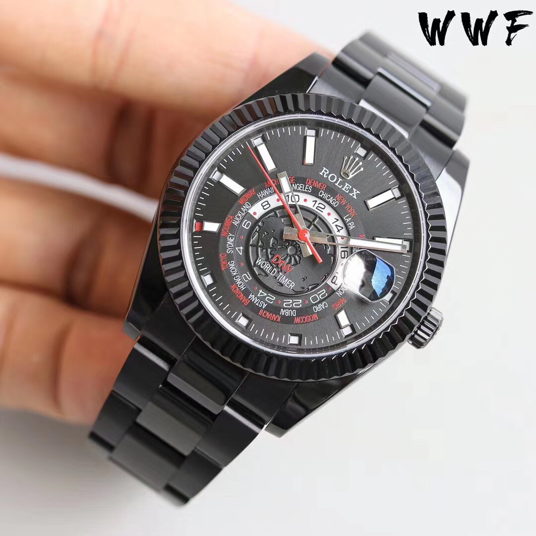Rolex Skywalker ROLEX Series - DIW Modified - 40MM - Black(1:1 replica)