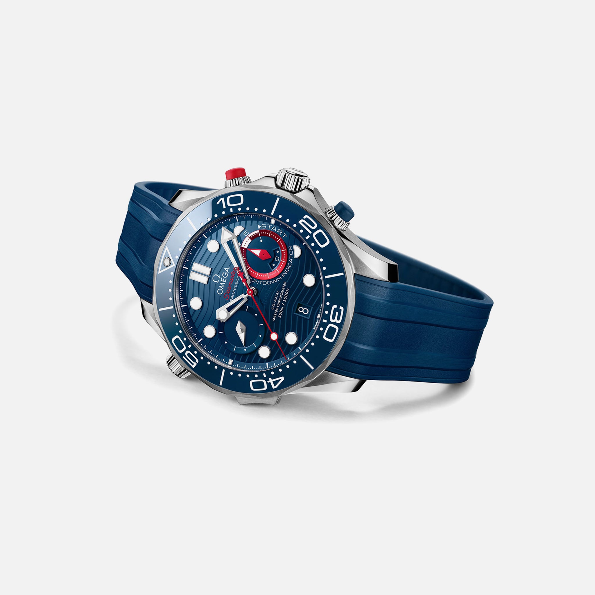 Seamaster Diver 300M Co-Axial Master Chronometer Chronograph 44mm America's Cup 2021(1:1 replica)