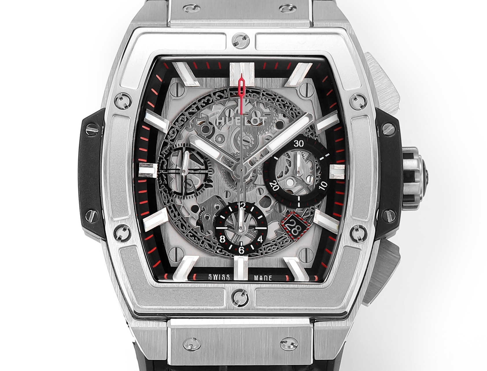 Hublot SPIRIT OF BIG BANG Chronograph, 45 mm Textured rubber strap(1:1 replica)