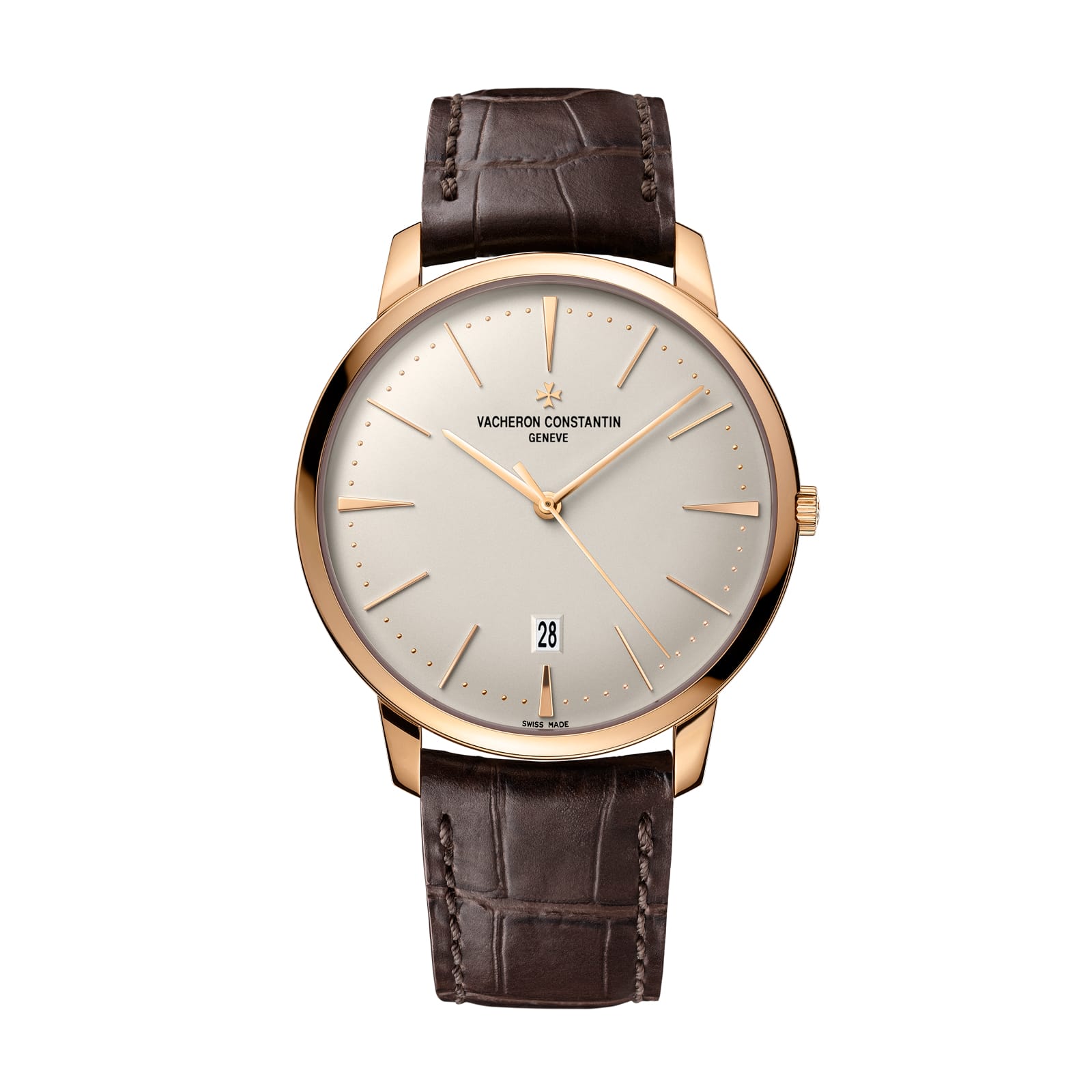 Replica Watches Fake Vacheron Constantin Patrimony self-winding 40 MM PINK GOLD(1:1 replica)