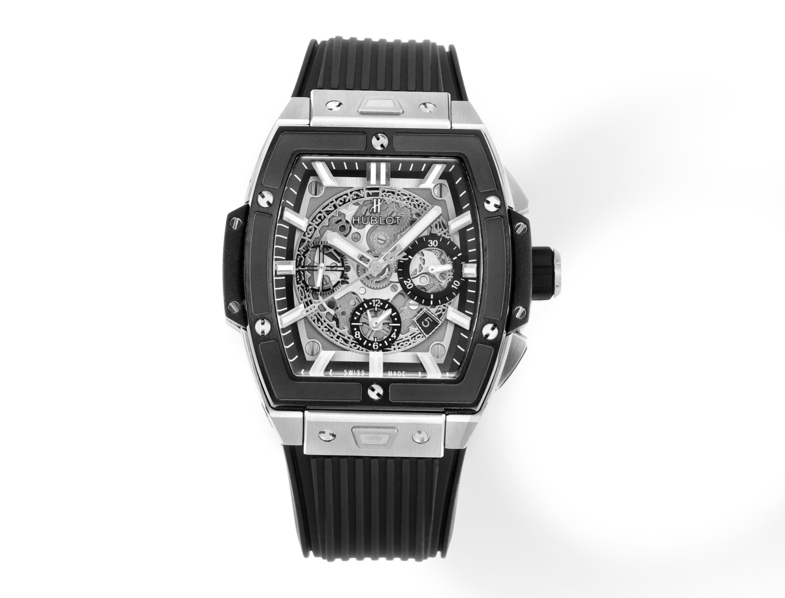 Hublot Spirit of Big Bang Textured Rubber Strap(1:1 replica)
