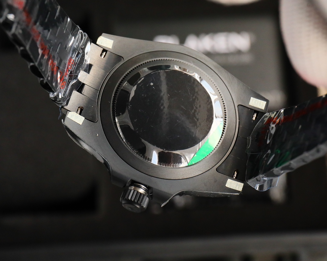 Rolex Dark Legend Submariner - DLC Black Finish - 40MM - Rose Red(1:1 replica)