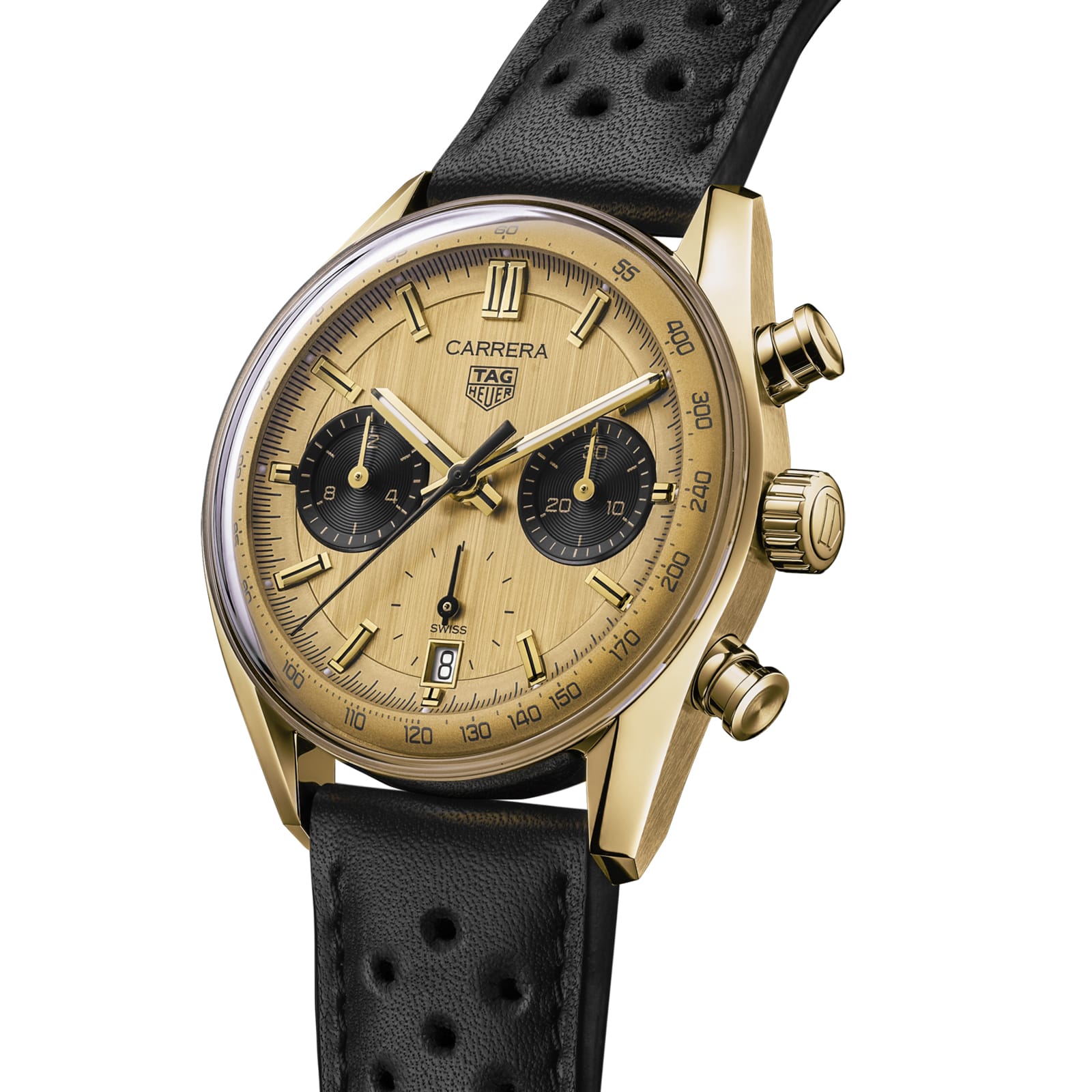 TAG Heuer Replica Watch Carrera Chronograph Automatic 39 mm Gold 3N(1:1 replica)