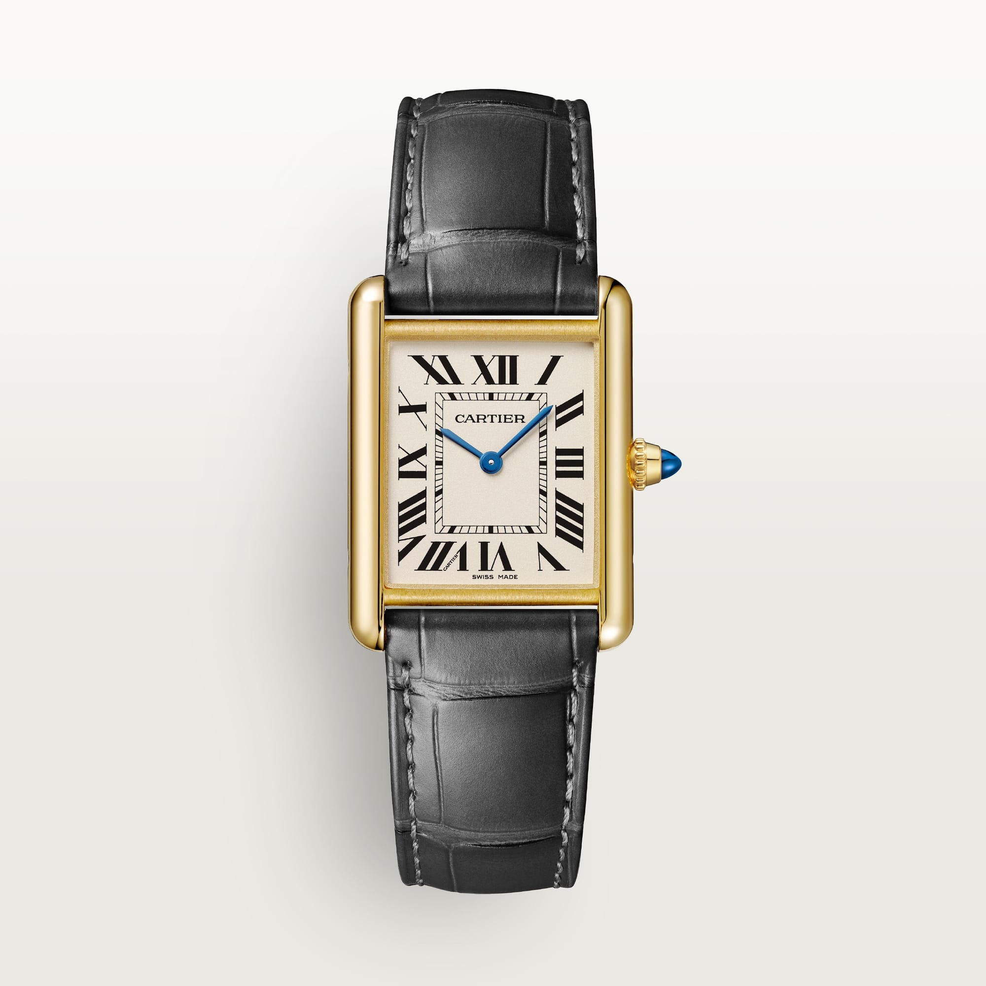Tank Louis fake cartier watch large model quartz movement(1:1 replica)
