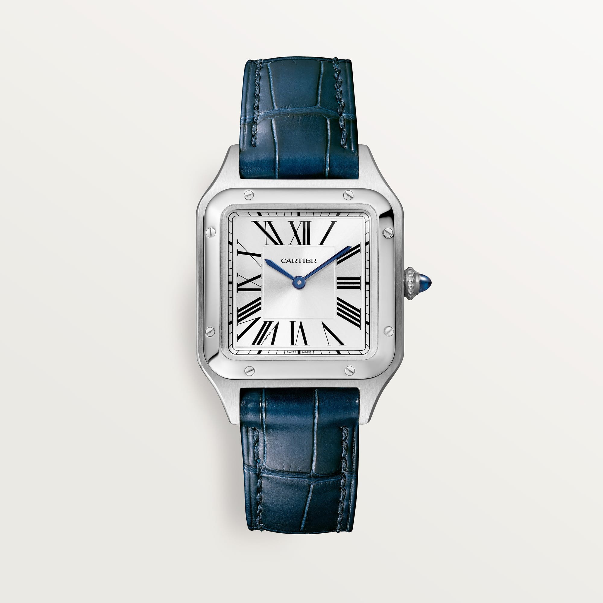 fake cartier watch Santos-Dumont small model high autonomy quartz movement(1:1 replica)
