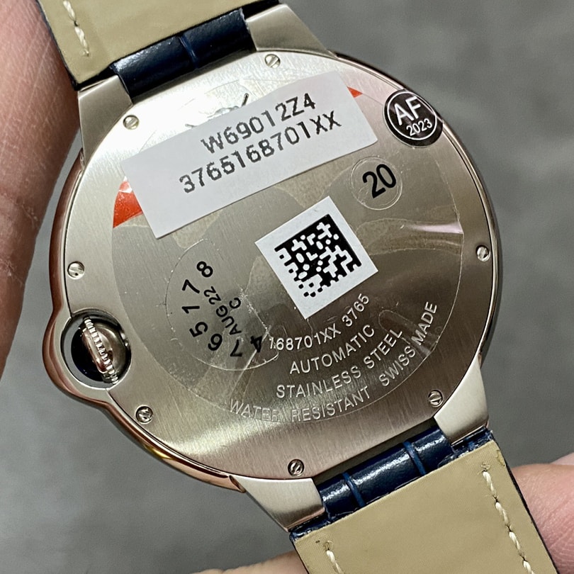 Cartier Ballon Bleu de Fake Cartier Watch Stainless Steel 42mm Blue Dial WSBB0027(1:1 replica)