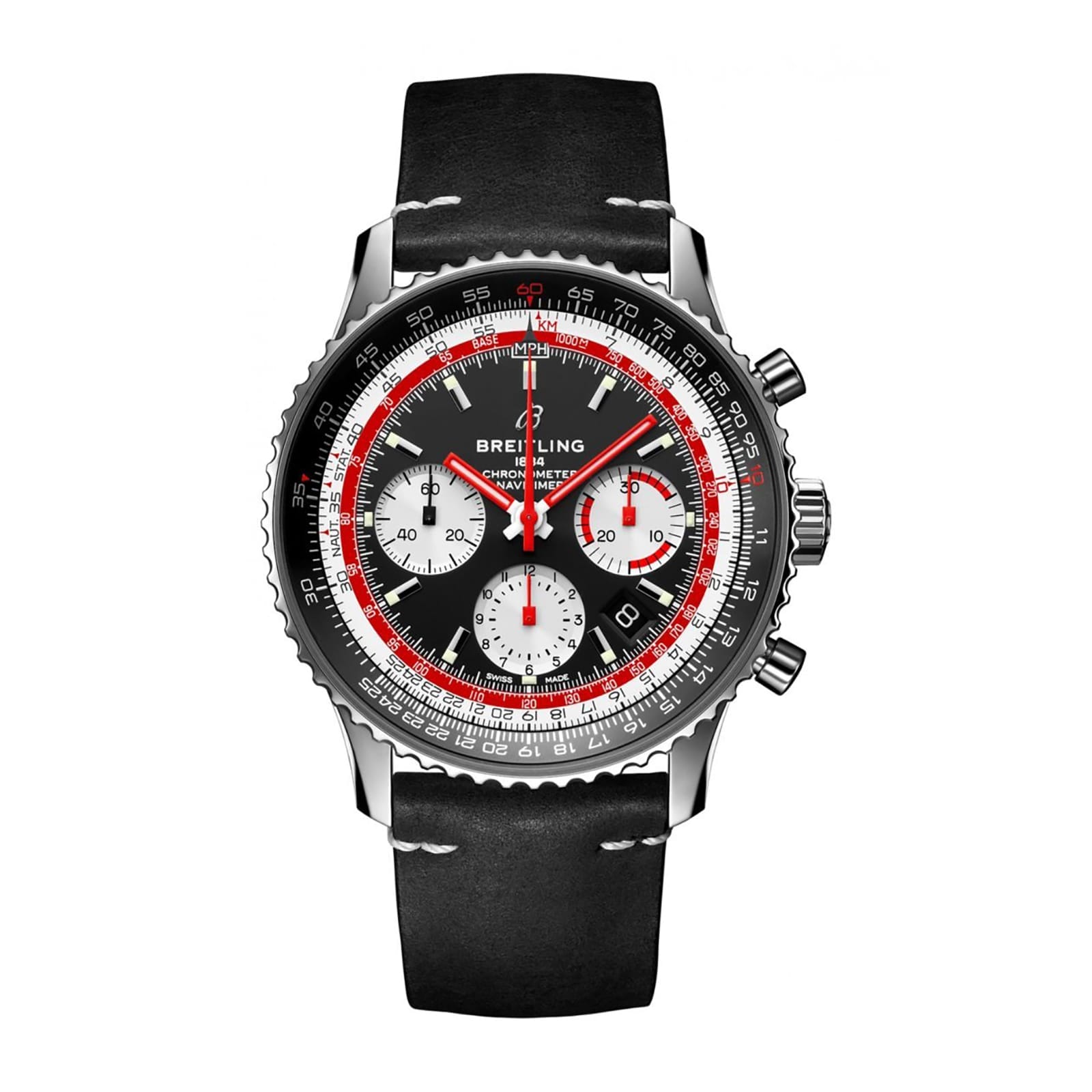Fake Breitling Replica Watches NAVItimer B01 Chronograph 43 Swissair(1:1 replica)