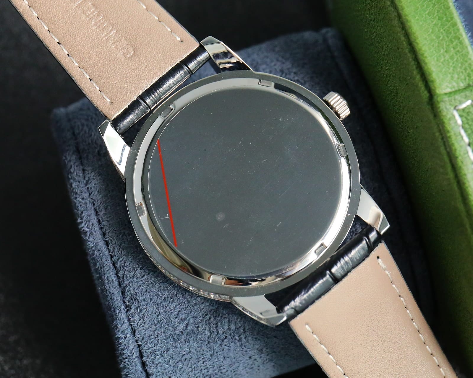 Fake Diamond Watch Patek Philippe Replica Calatrava Diamond Ribbon Joaillerie White Gold Diamond Dial 4978/400G-001 Quartz(1:1 replica)