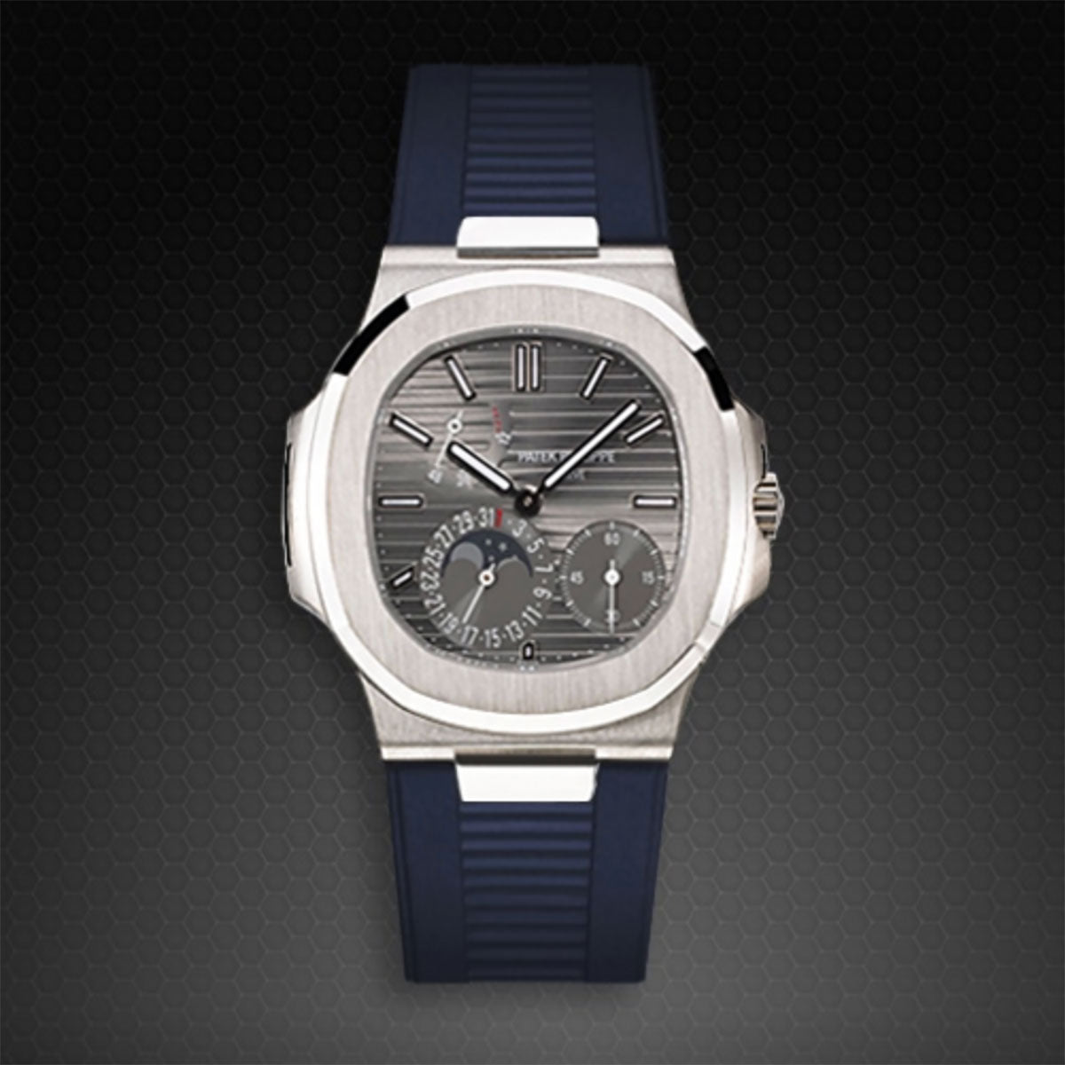 Patek Philippe - Rubber B strap for Nautilus 5712 RG / WG(1:1 replica)
