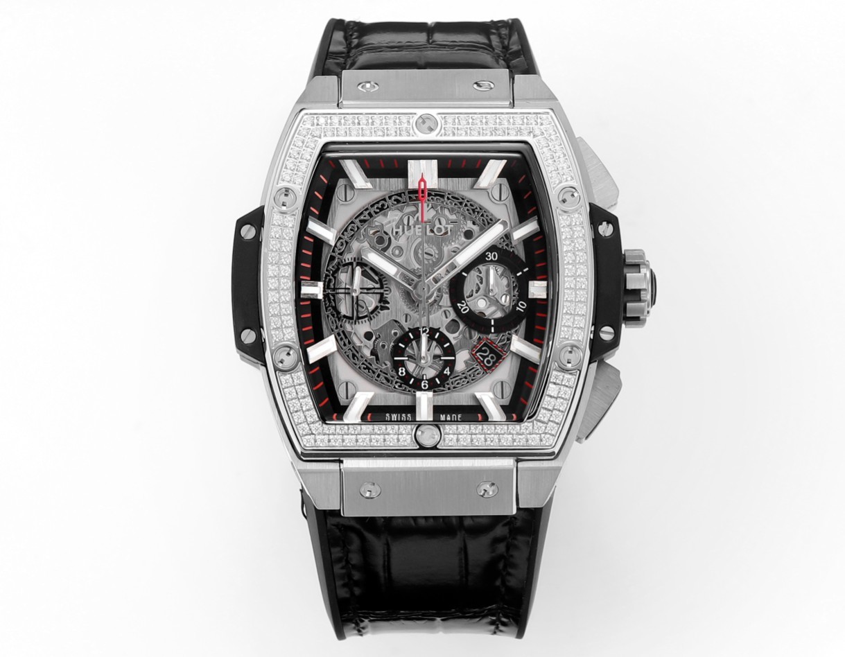 Hublot SPIRIT OF BIG BANG Chronograph, 45 mm Textured rubber strap(1:1 replica)