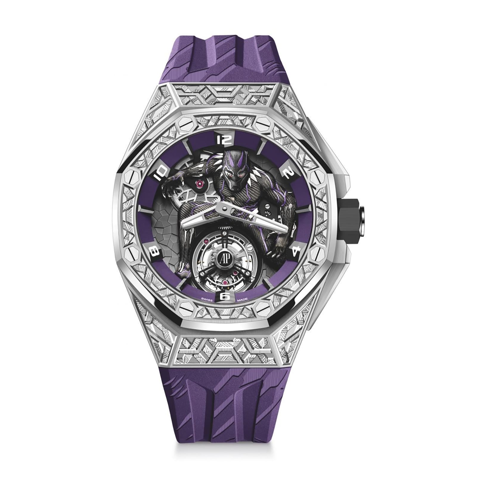Audemars Piguet Replica Watch Royal Oak Concept “Black Panther” Flying Tourbillon(1:1 replica)