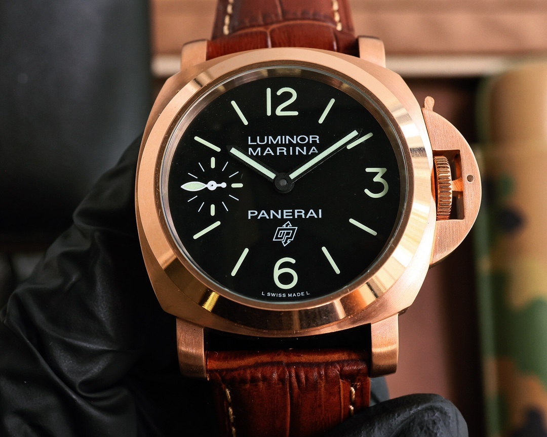 Panerai Luminor Marina 8 Days Manual-winding Black Dial 44 mm Men's Watch PAM00510(1:1 replica)