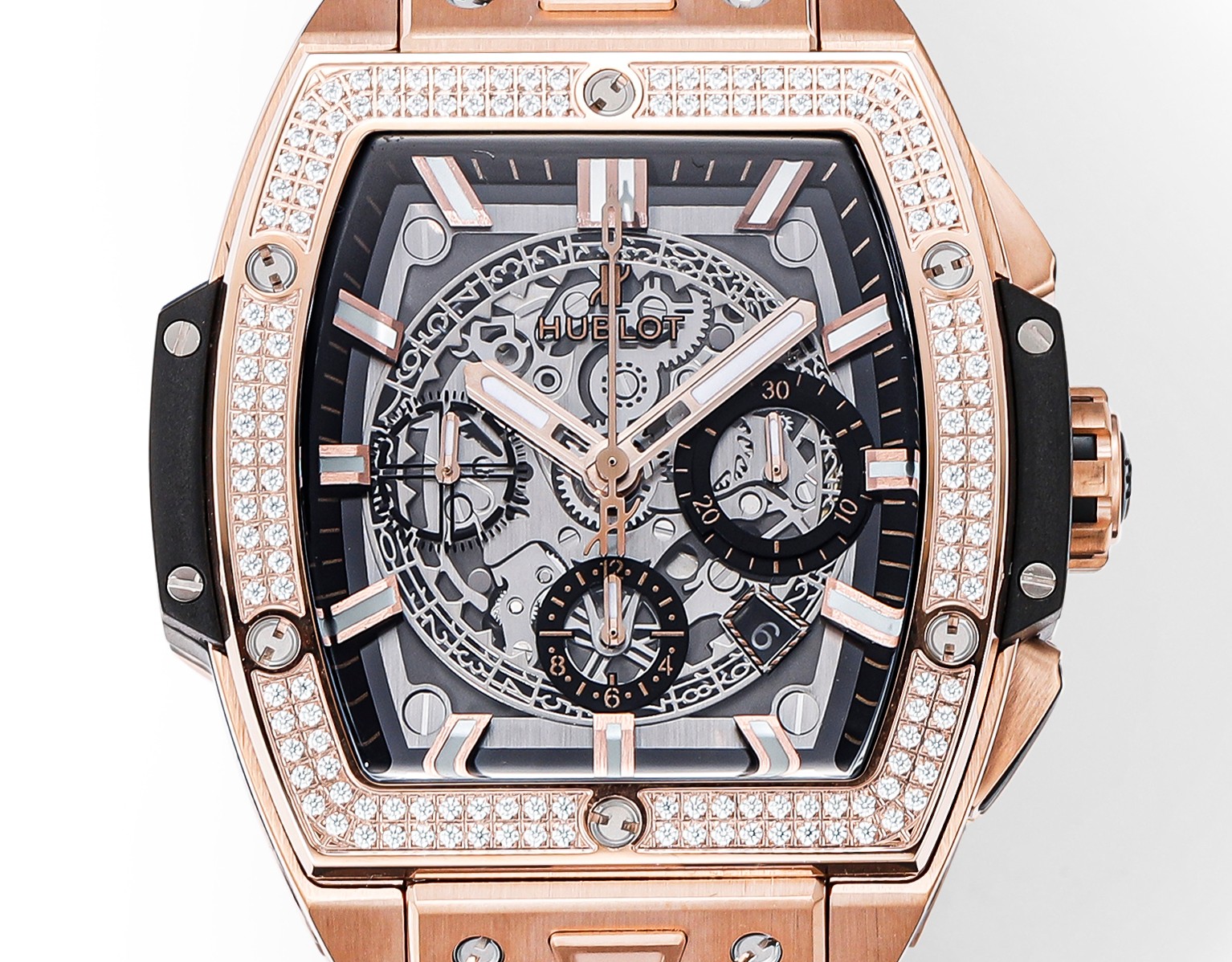 Hublot Spirit of Big Bang Textured Rubber Strap(1:1 replica)