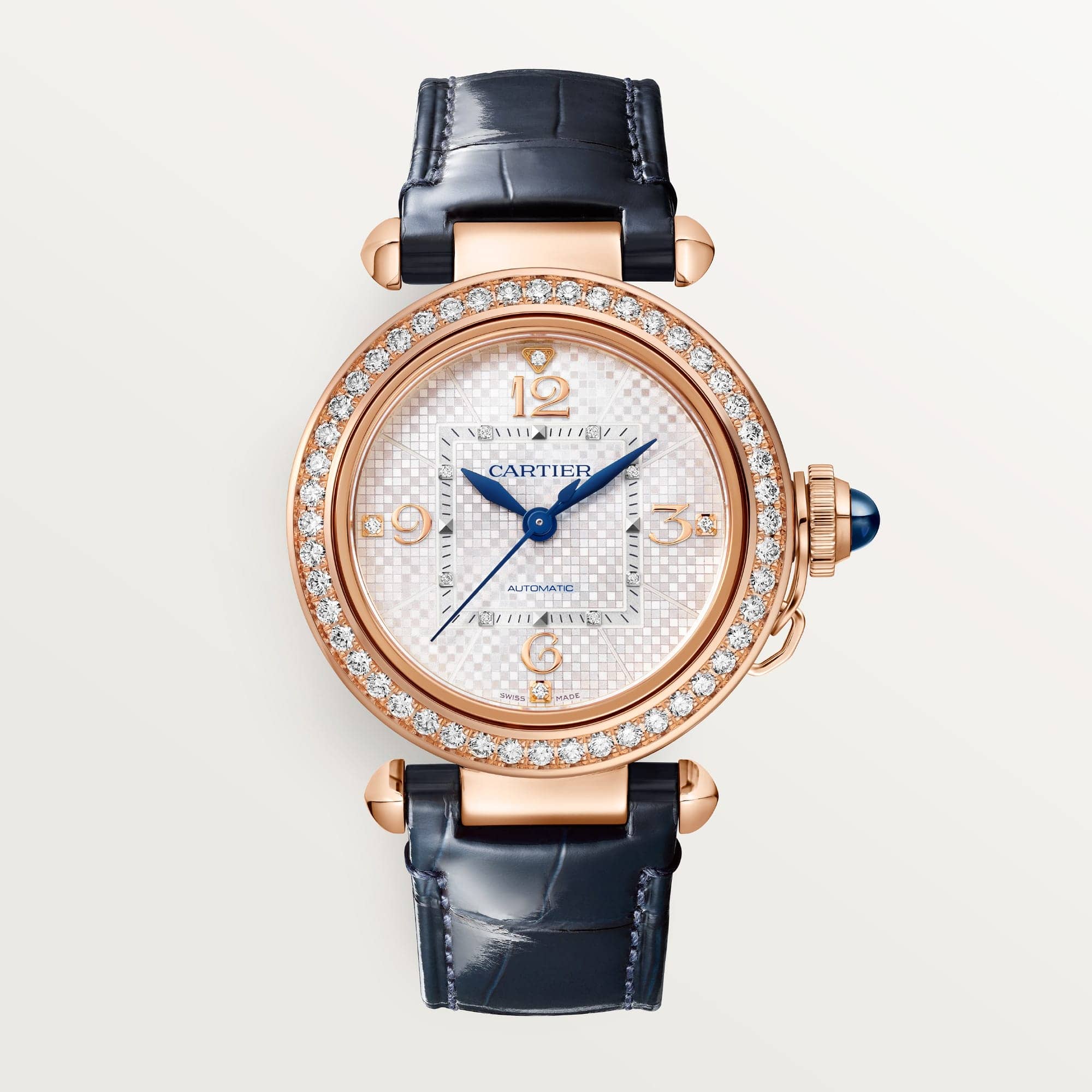 Pasha de fake cartier watch 35 mm mechanical movement with automatic winding caliber 1847 MC(1:1 replica)