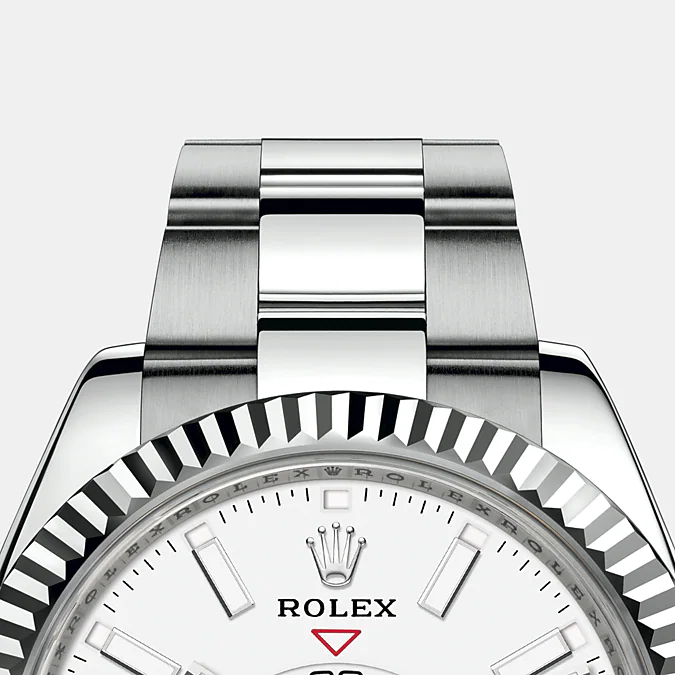 Rolex Sky-Dweller 42mm, Oystersteel and 18k White Gold, Ref# 326934-0001(1:1 replica)
