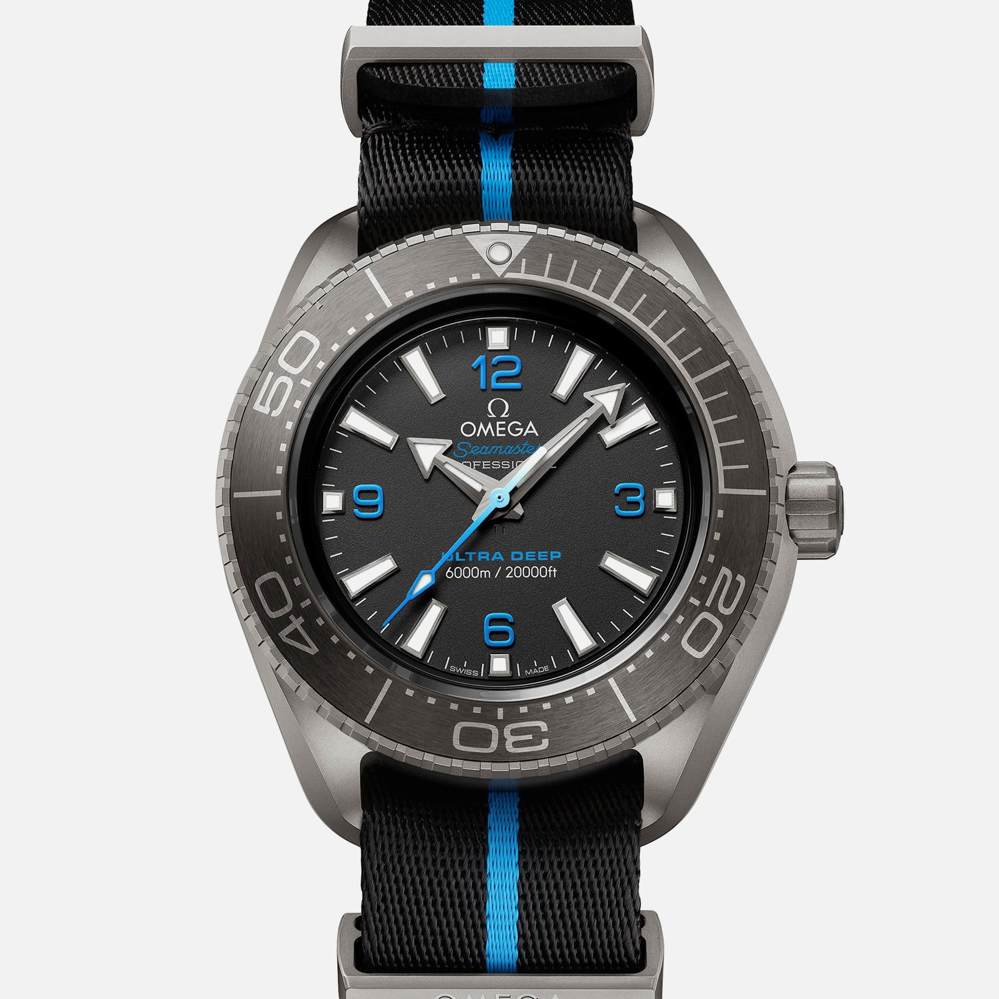 Seamaster Planet Ocean Ultra Deep Professional 6000M Co-Axial Master Chronometer 45.5mm Titanium(1:1 replica)