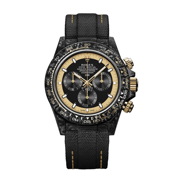 ROLEX Diw Daytona cream invert gold 40mm oyster black(1:1 replica)