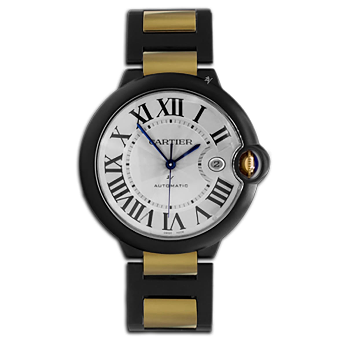 Fake Cartier Replica Watch Ballon Bleu Limited Edition Black DLC-PVD(1:1 replica)
