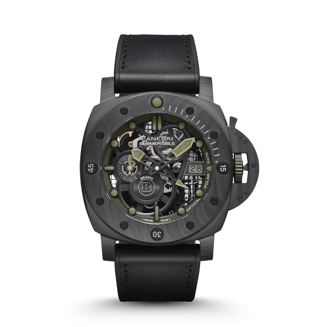 Replica Watches Panerai Submersible S Brabus Carbotech 47mm PAM01283(1:1 replica)