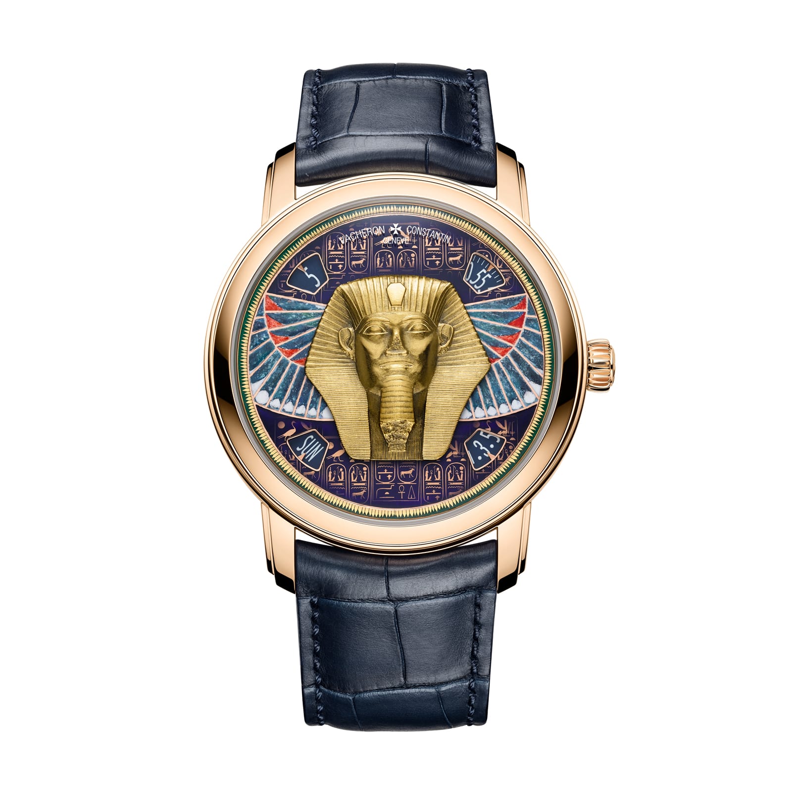 Replica Watches Fake Vacheron Constantin Metiers d'Art Tribute to great civilisations – Grand sphinx de Tanis Limited edition 42 MM PINK GOLD(1:1 replica)