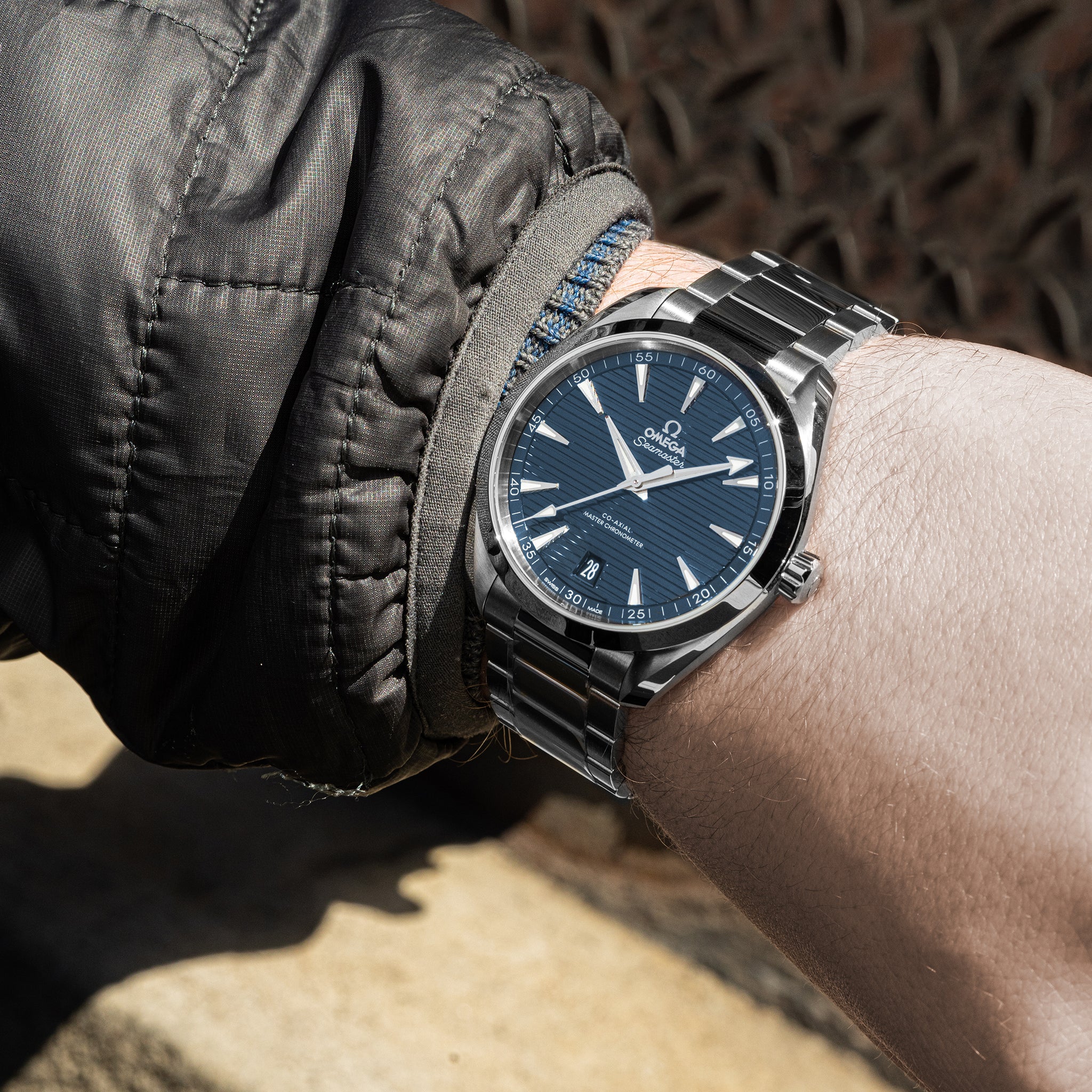 Seamaster Aqua Terra 150M Co-Axial Master Chronometer 41mm Blue Dial On Bracelet(1:1 replica)