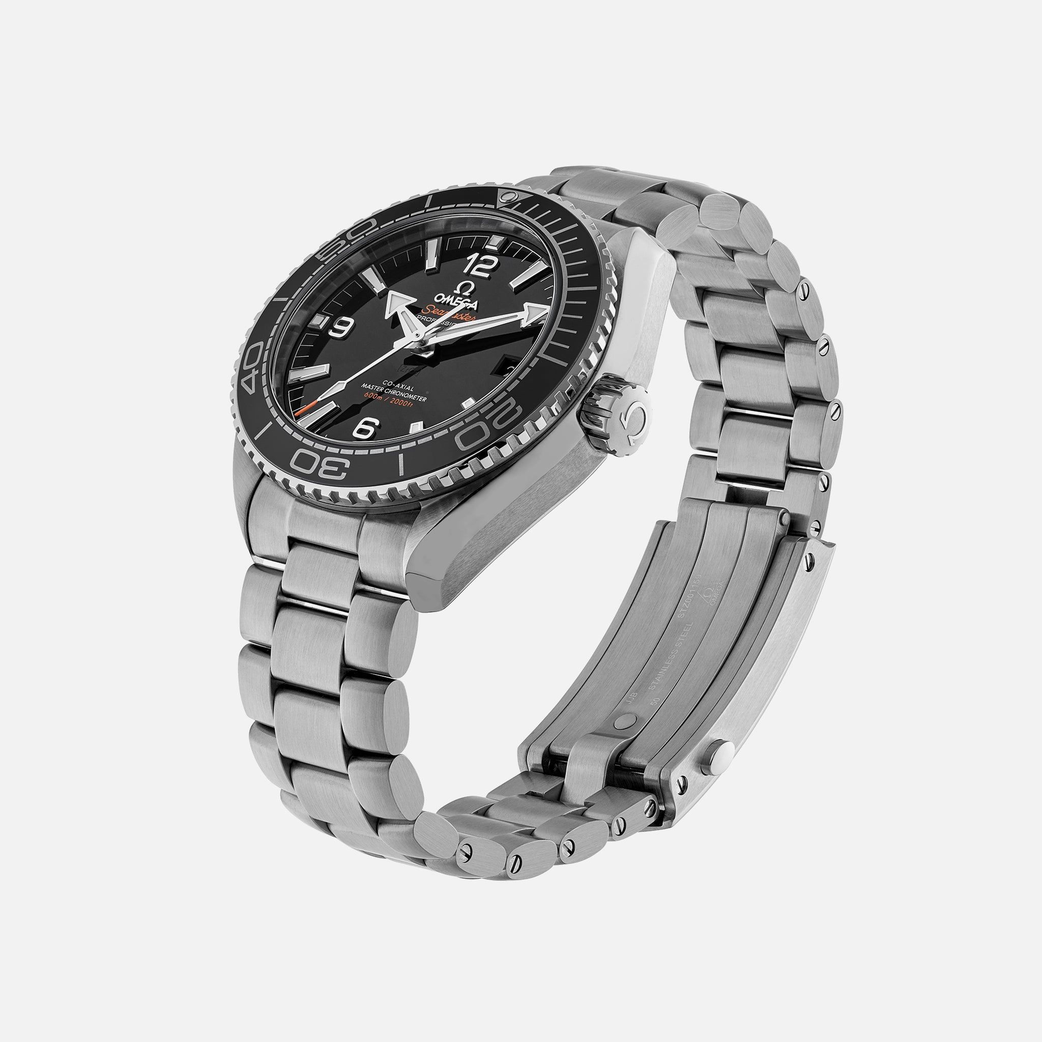 Seamaster Planet Ocean 600M Co-Axial Master Chronometer 43.5mm Black Dial On Bracelet(1:1 replica)
