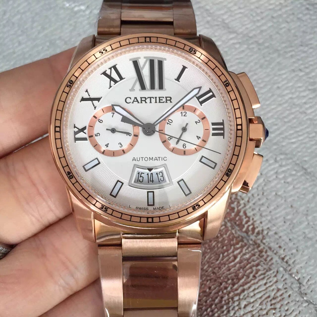 Cartier Calibre Chronograph Men's Watch(1:1 replica)