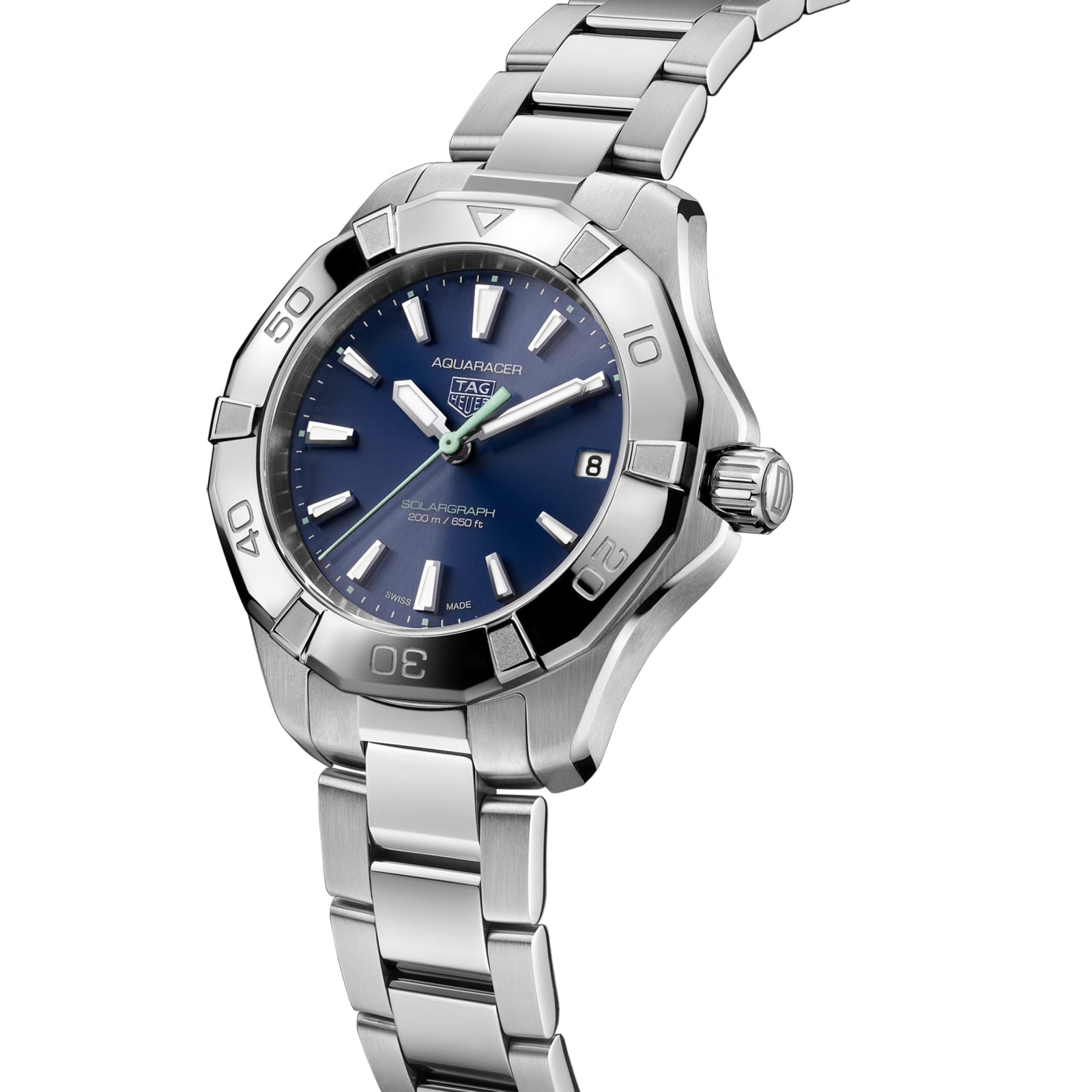 TAG Heuer Replica Watch Aquaracer Professional 200 Solargraph Solar Quartz 34 mm Steel(1:1 replica)