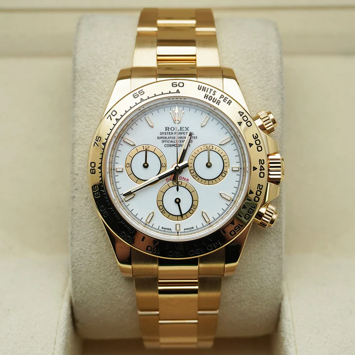 Rolex Cosmograph Daytona 40mm, 18k Yellow Gold, Ref# 126508-0001(1:1 replica)