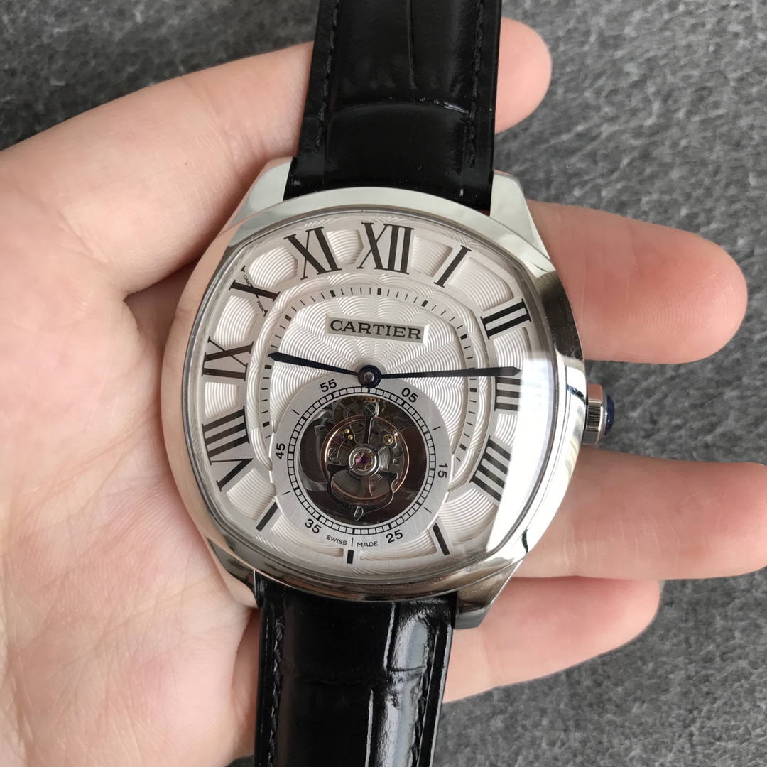 DRIVE DE CARTER - Reference W4100013BBR - Cartier One Piece Tourbillon(1:1 replica)