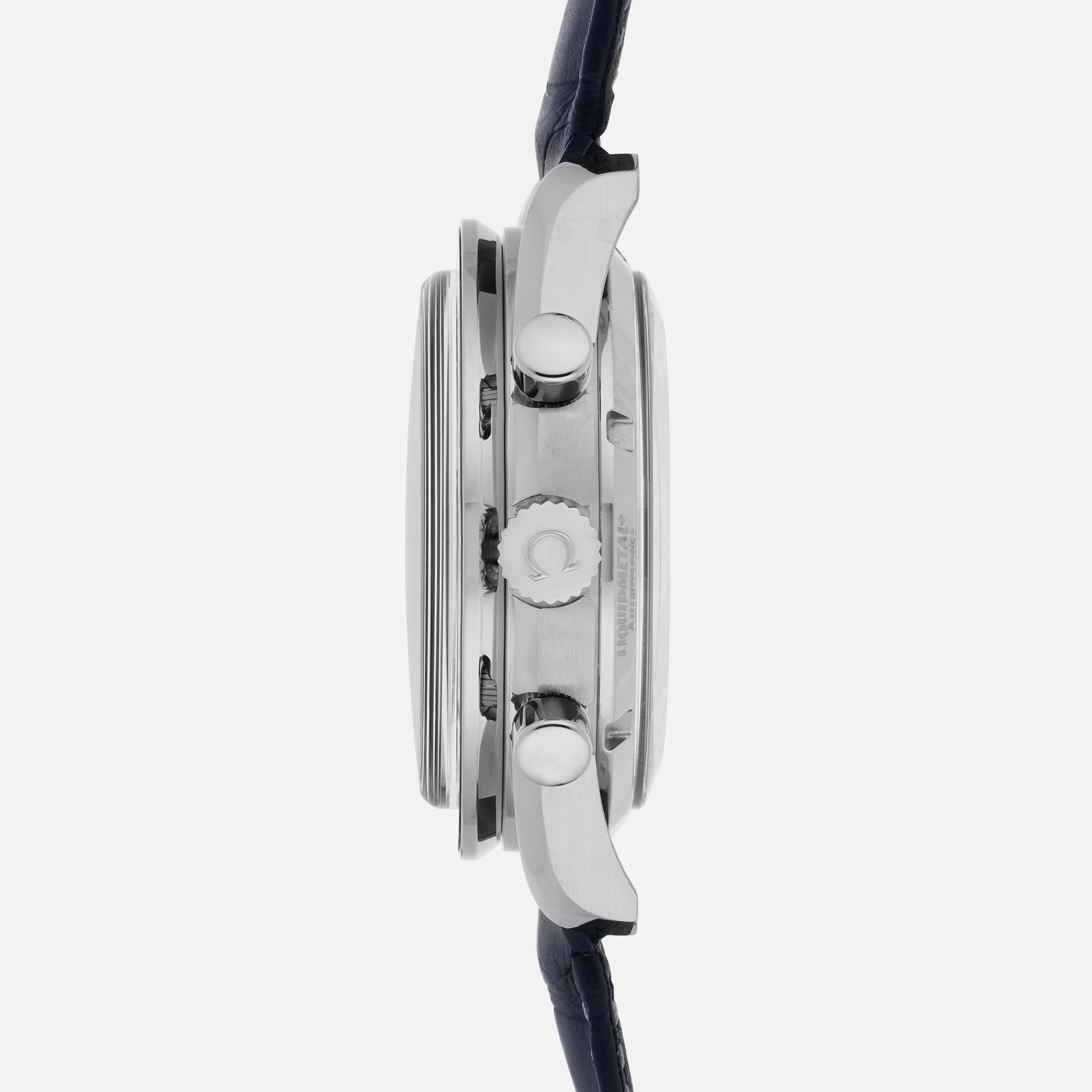 Speedmaster Moonwatch Co-Axial Master Chronometer Moonphase Chronograph 44.25mm Blue Dial(1:1 replica)