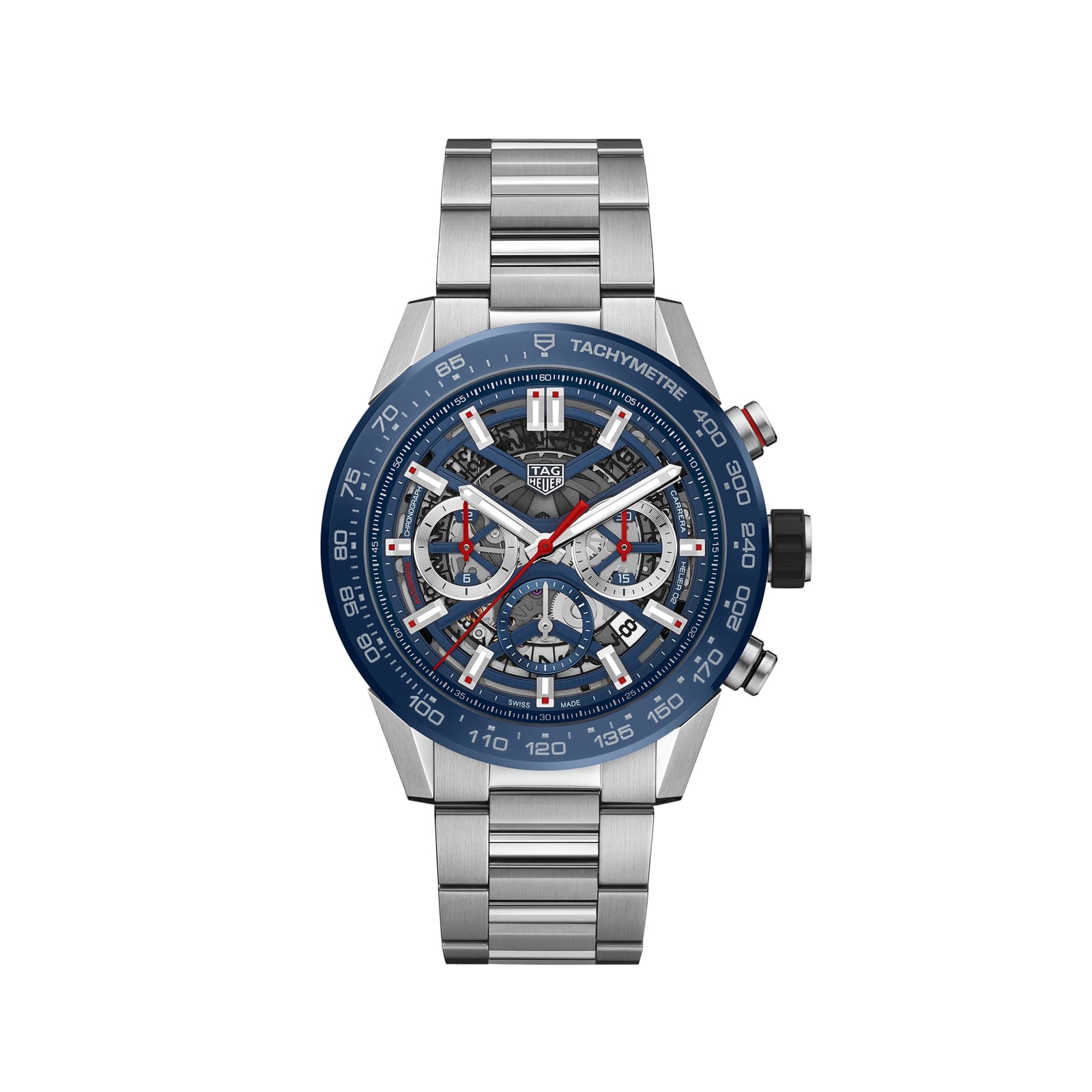 TAG Heuer Replica Watch Carrera Chronograph Automatic 45 mm Steel & Ceramic(1:1 replica)