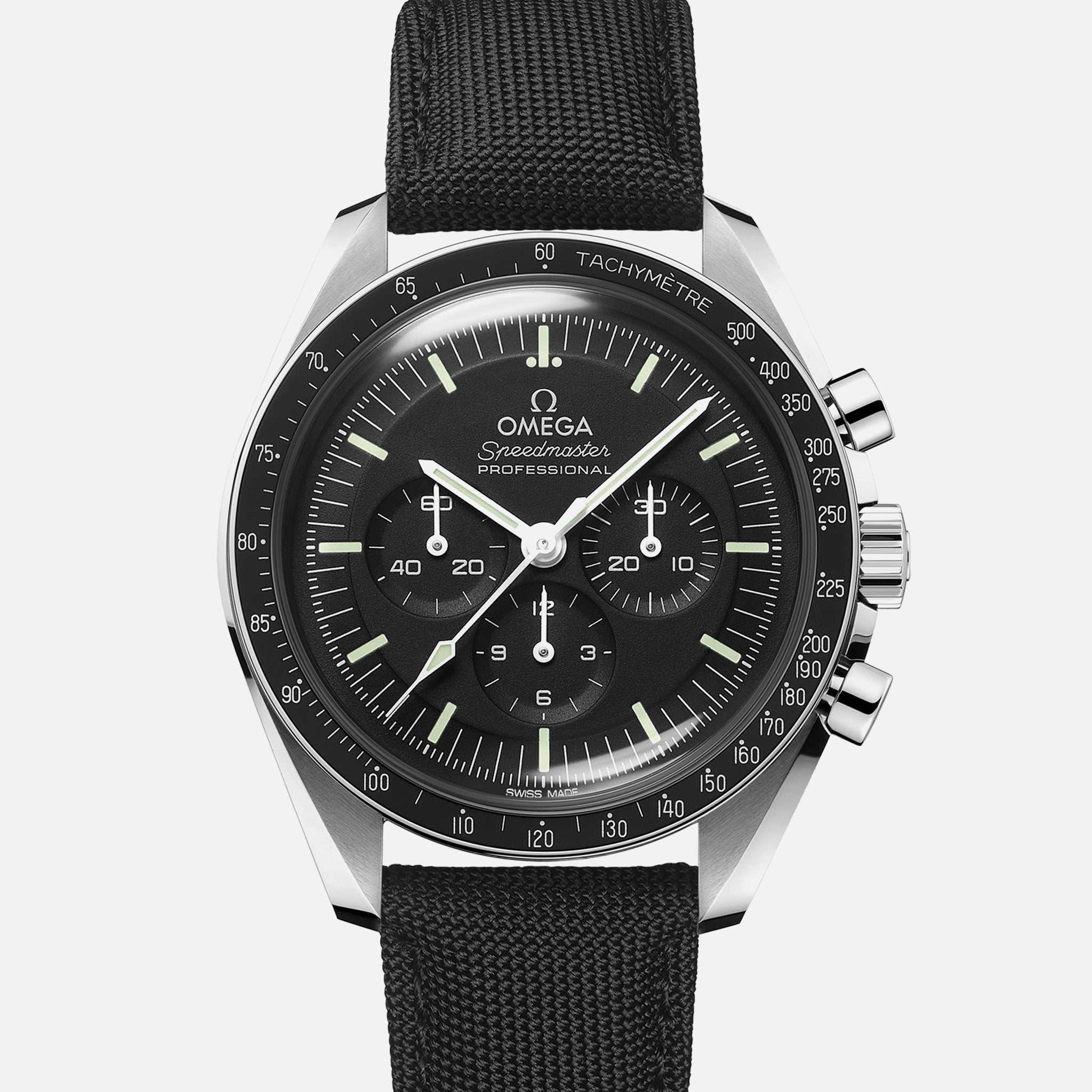 Speedmaster Moonwatch Professional Co-Axial Master Chronometer Chronograph 42mm Hesalite Crystal On Strap With Caliber 3861(1:1 replica)