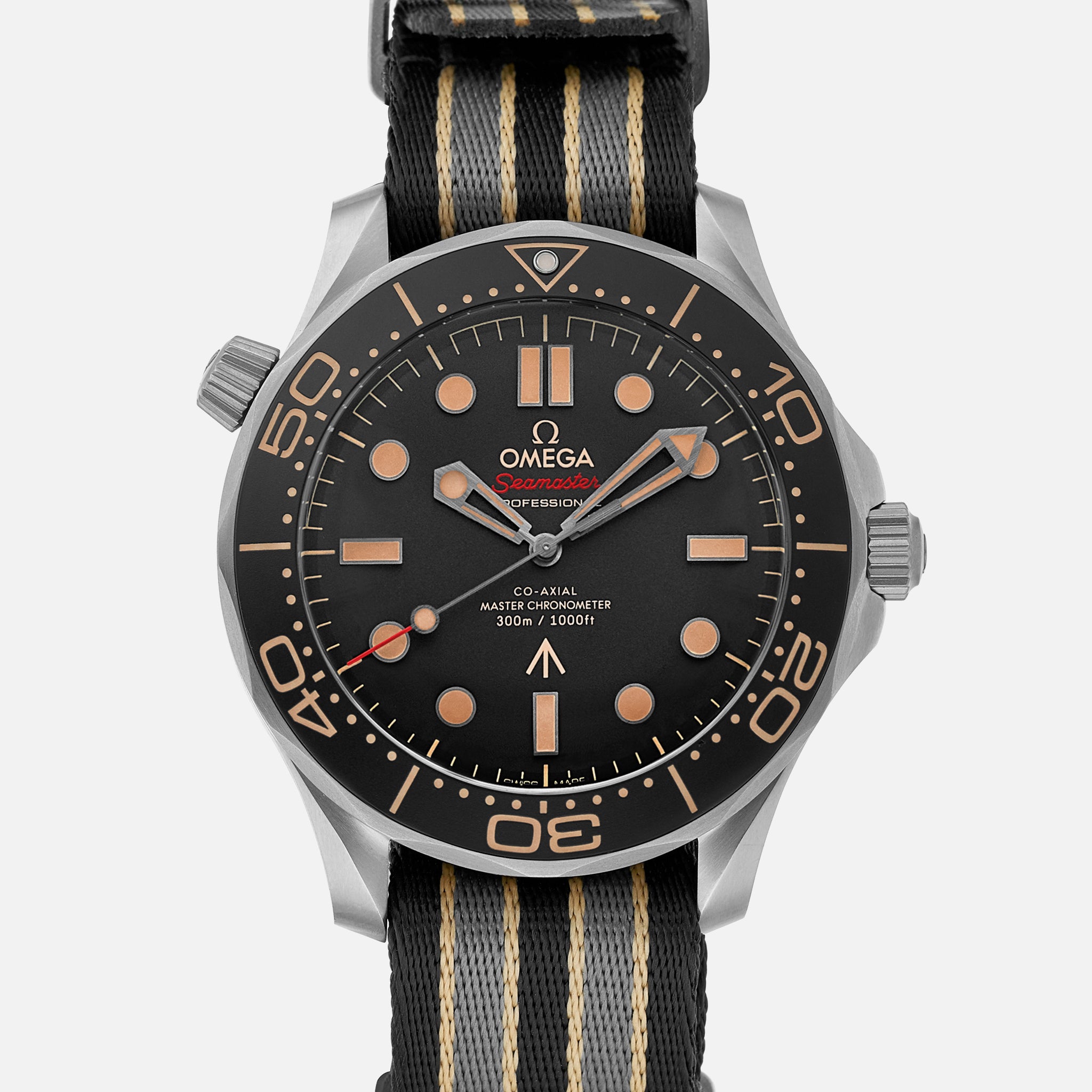 Seamaster Diver 300M Co-Axial Master Chronometer 42mm Titanium 007 Edition(1:1 replica)