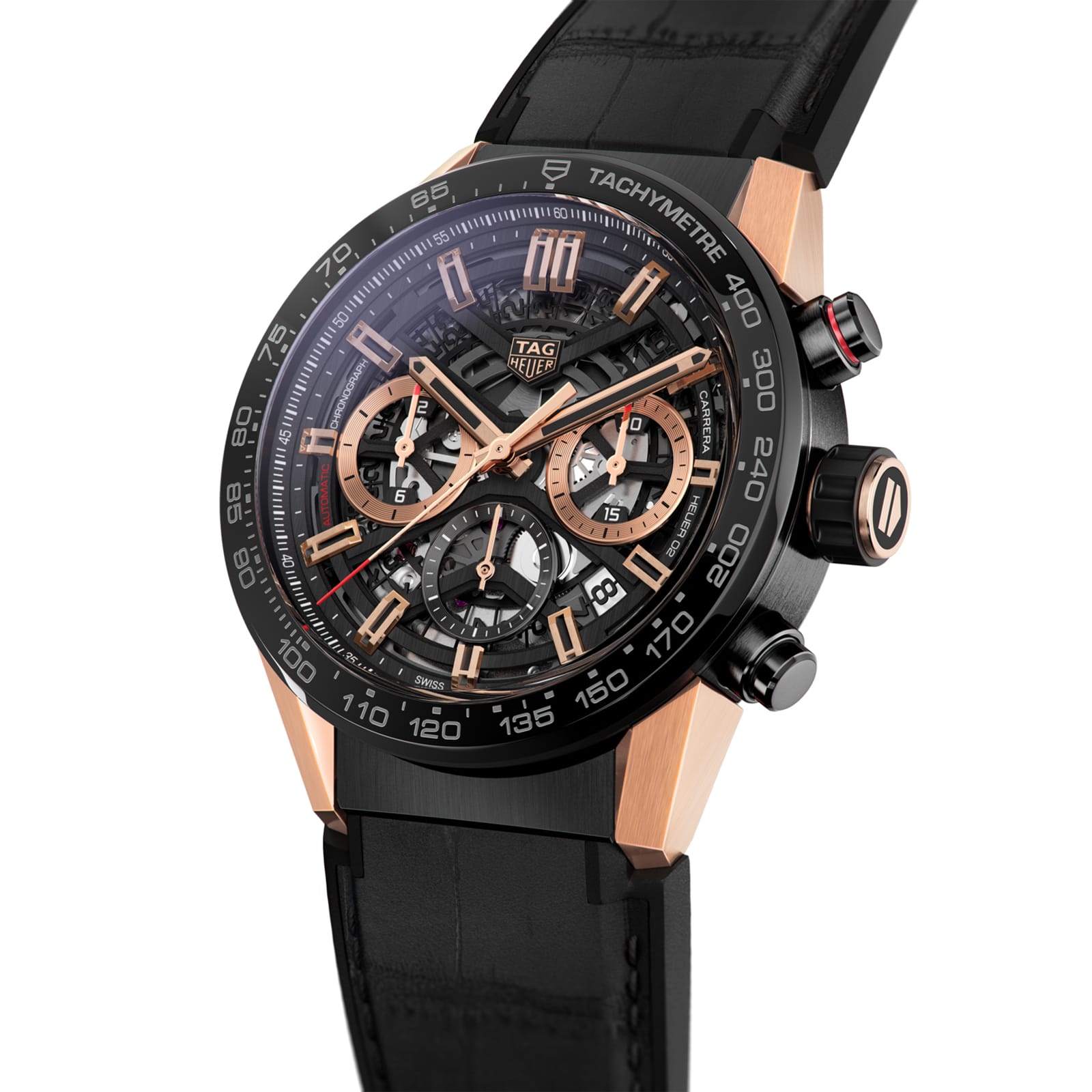 TAG Heuer Replica Watch Carrera Chronograph Automatic 43 mm Steel and Gold(1:1 replica)