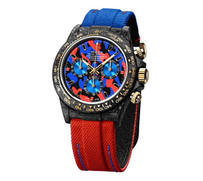 ROLEX Diw Daytona military red 40mm oyster black(1:1 replica)