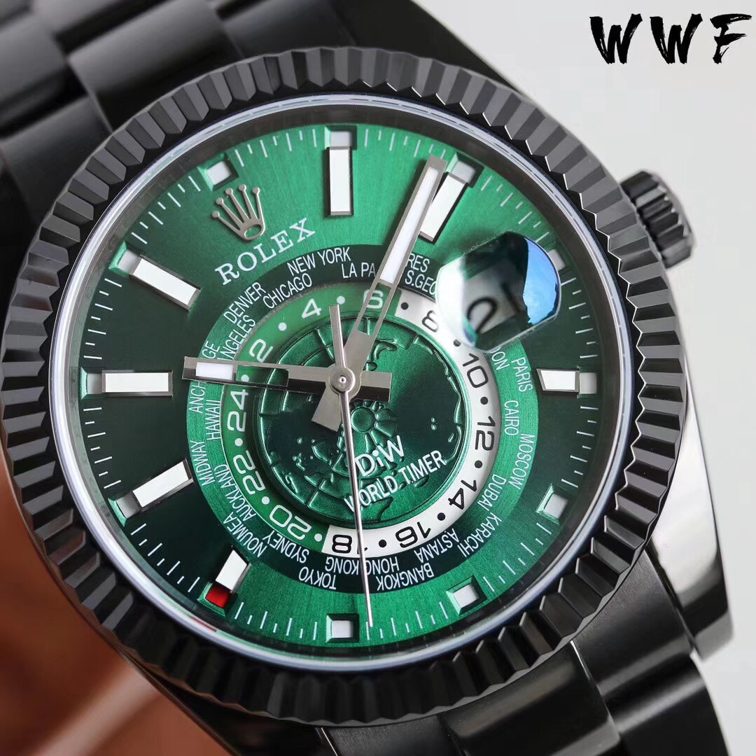 Rolex Skywalker ROLEX Series - DIW Modified - 40MM - Green(1:1 replica)