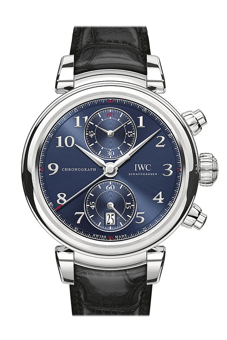 IWC Da Vinci Blue Dial Automatic Men's Chronograph Watch IW393402(1:1 replica)