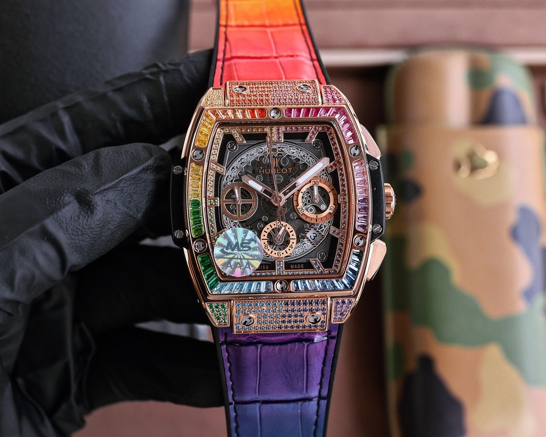 HUBLOT Spirit of Big Bang King Gold Rainbow 32mm(1:1 replica)