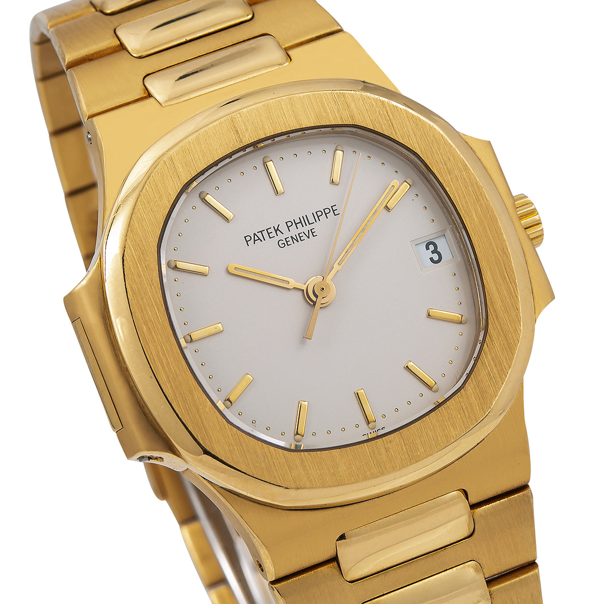 Patek Philippe Nautilus 3800 38MM White Dial With 18K Yellow Gold Bracelet(1:1 replica)
