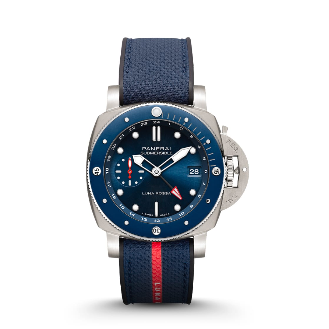 Replica Watches Panerai Submersible GMT Luna Rossa Titanio 42mm PAM01507(1:1 replica)