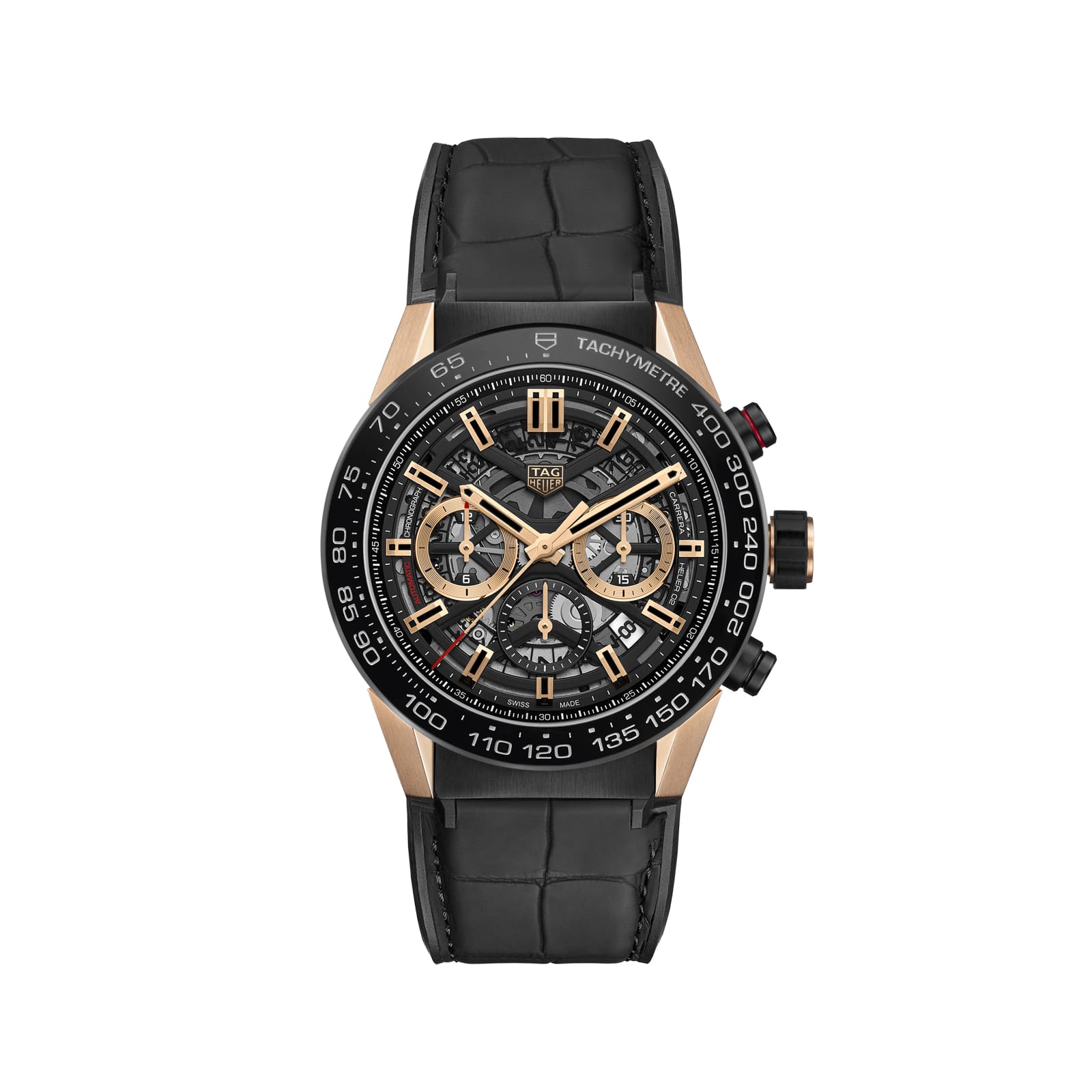 TAG Heuer Replica Watch Carrera Chronograph Automatic 45 mm Steel and Gold(1:1 replica)