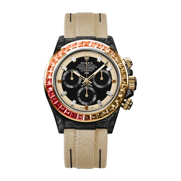 ROLEX Diw Daytona carbon rainbow sunray 40mm carbon(1:1 replica)