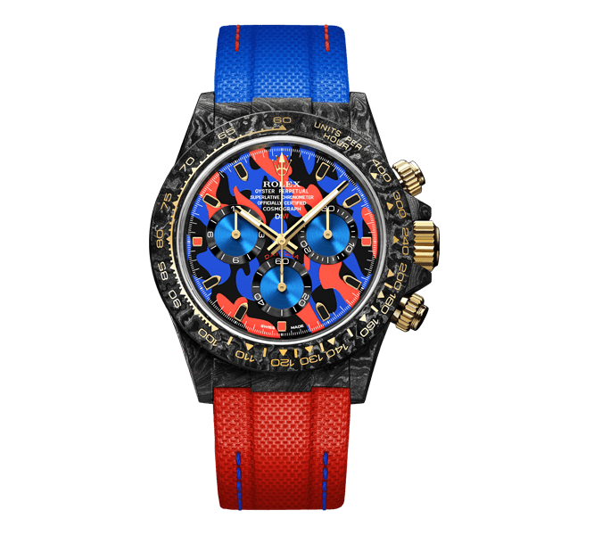 ROLEX Diw Daytona military red 40mm oyster black(1:1 replica)