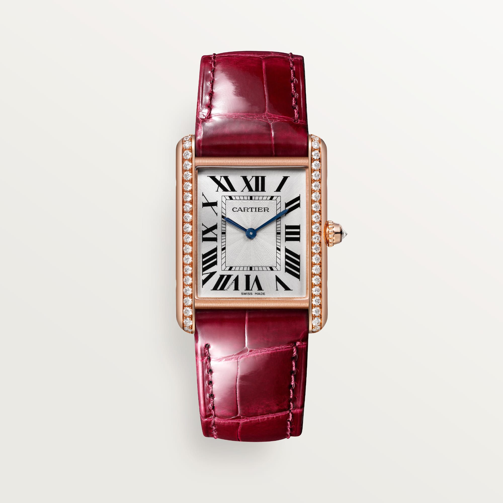 Tank Louis fake cartier watch large model Manufacture mechanical movement with manual winding(1:1 replica)