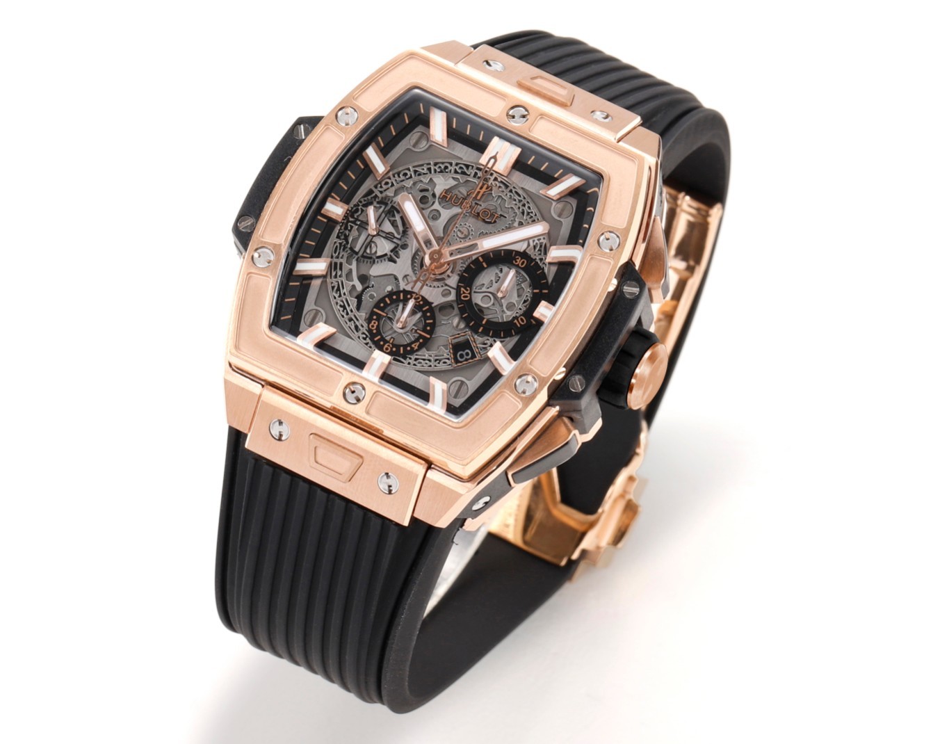 Hublot Spirit of Big Bang Textured Rubber Strap(1:1 replica)