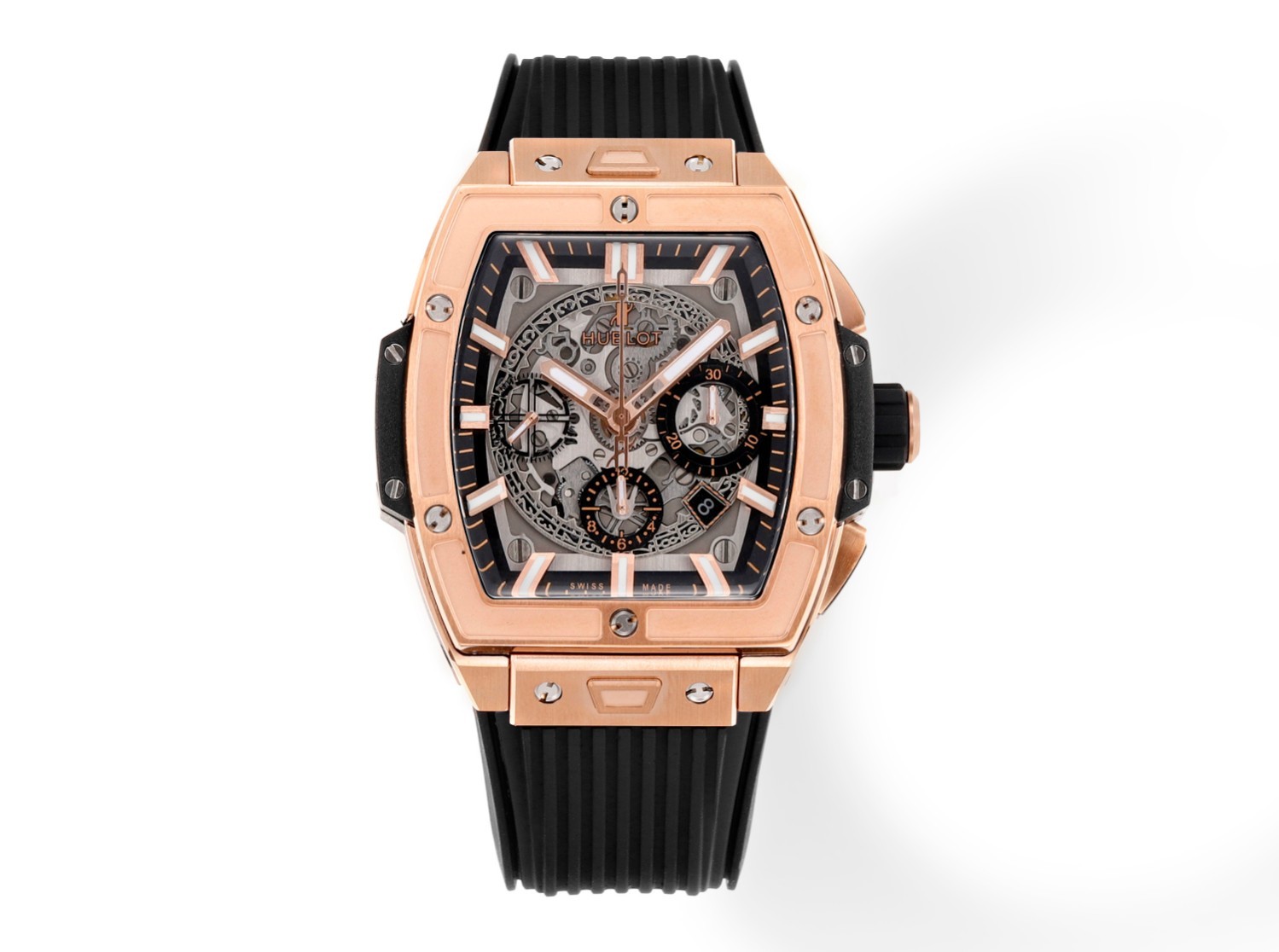 Hublot Spirit of Big Bang Textured Rubber Strap(1:1 replica)